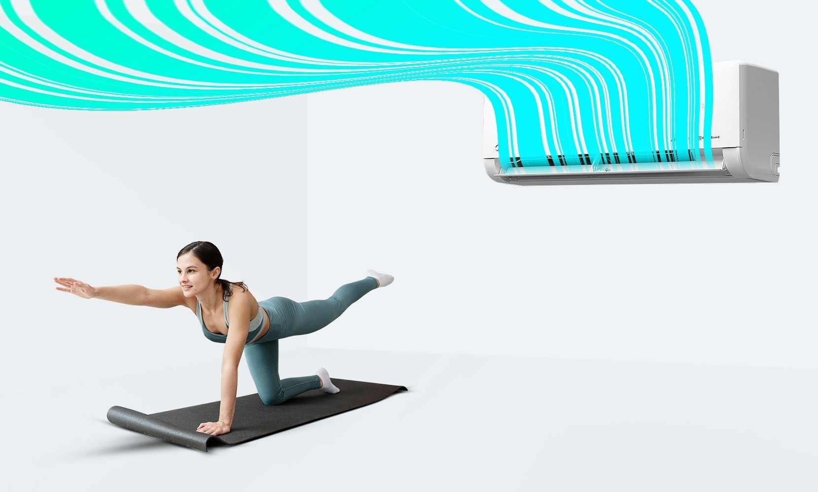 Midea Solstice Klima Yatay Hava Akışı Özelliği