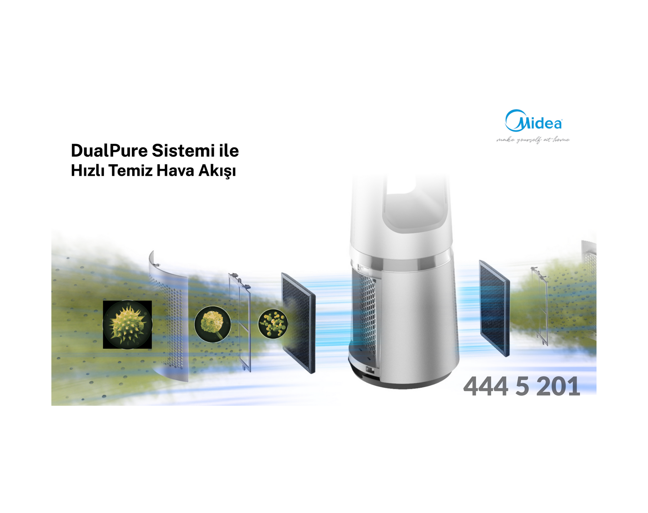 Midea Hava Temizleme DualPure