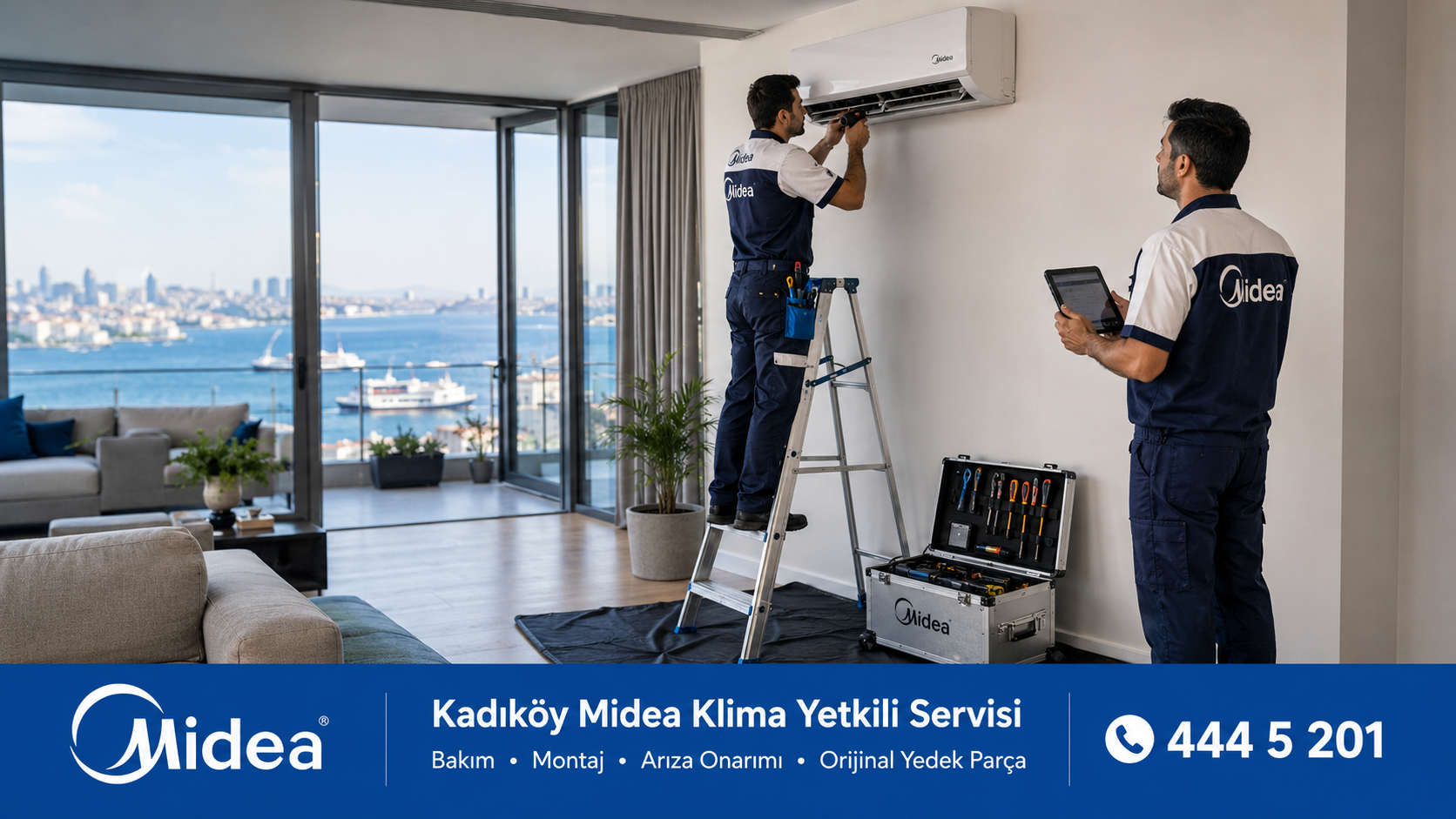 Kadıköy Midea Klima Yetkili Servisi Teknik Destek Ekipleri