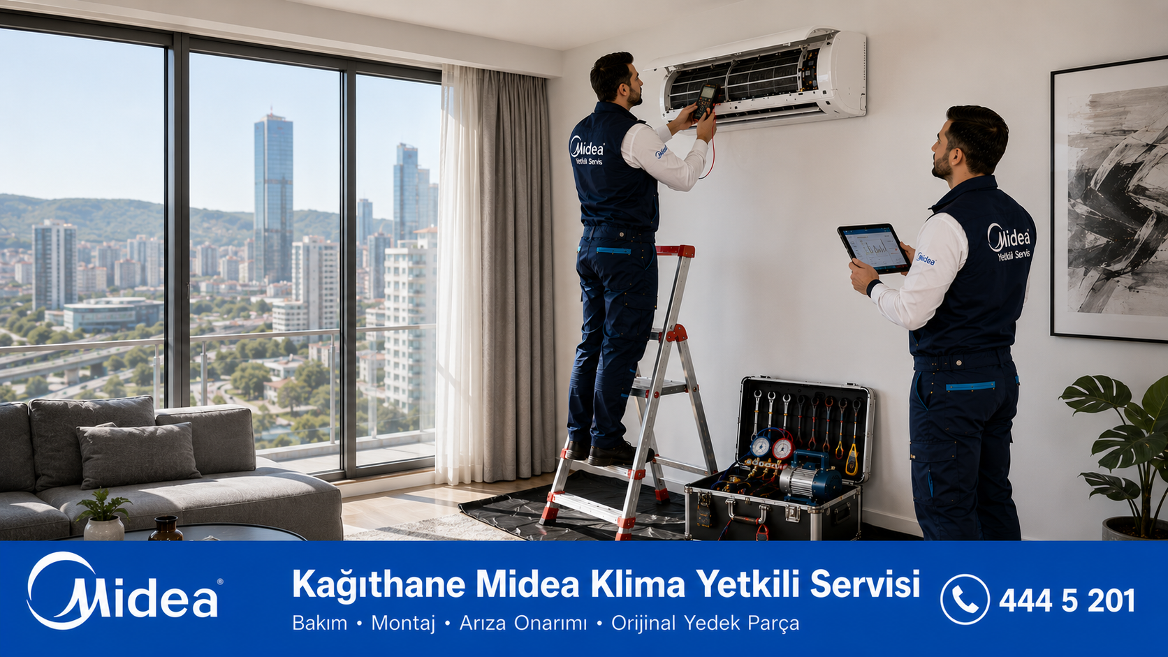 Kağıthane Midea Klima Yetkili Servisi Teknik Destek Ekipleri