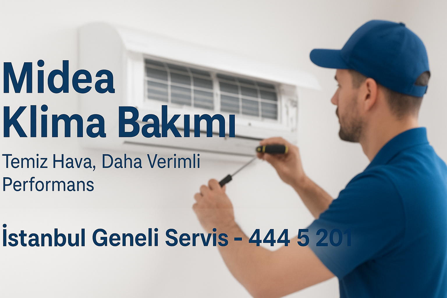 Midea Klima Bakımı - Midea Resmi Yetkili Servisi