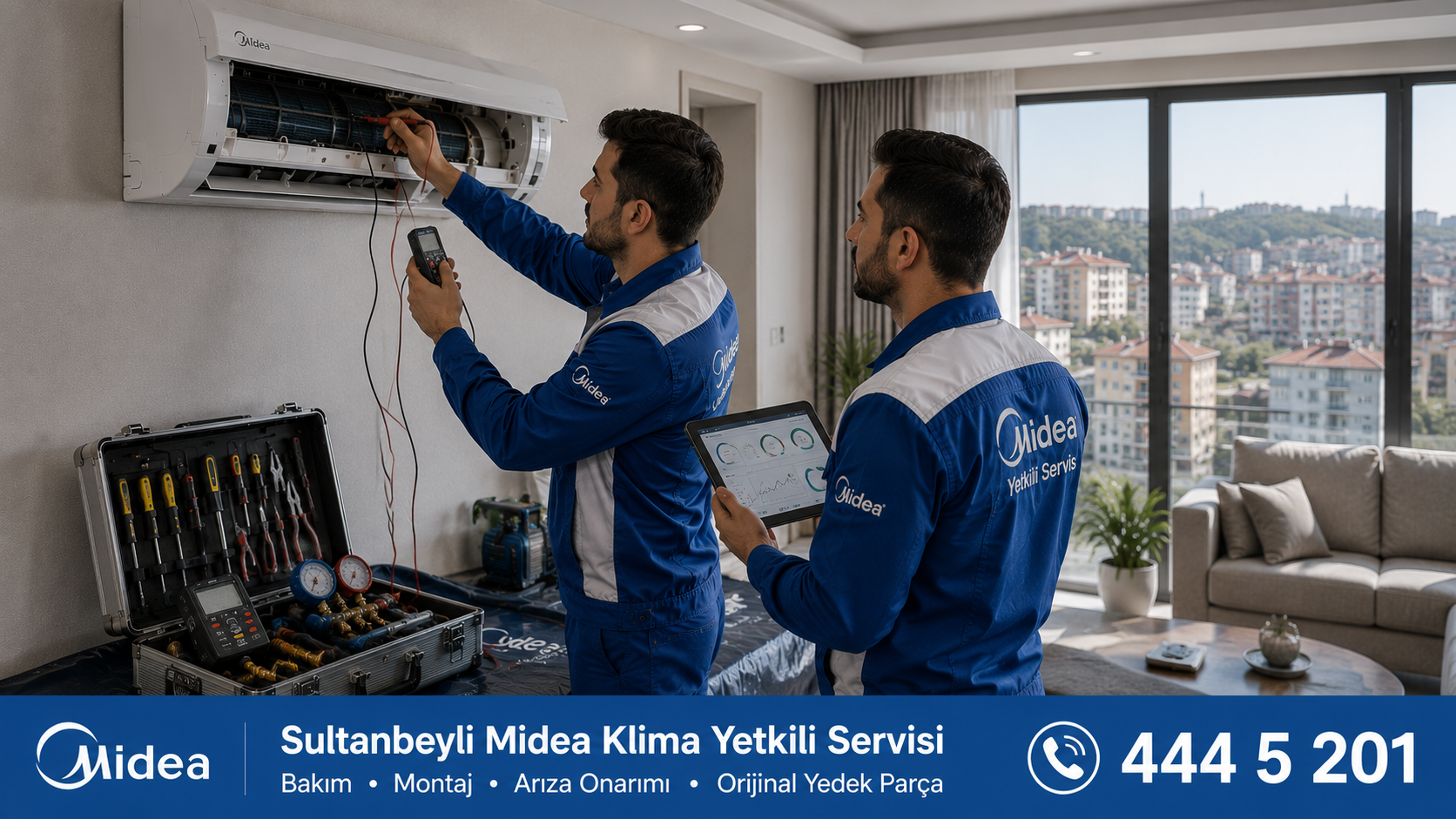 Sultanbeyli Midea Klima Yetkili Servisi Teknik Destek Ekipleri
