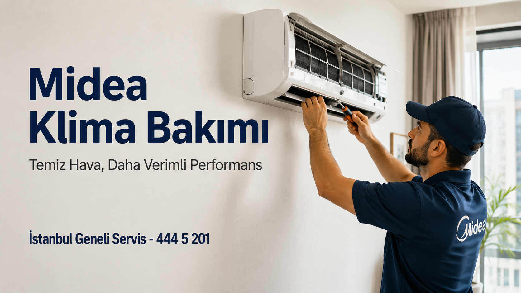 Zeytinburnu Midea Klima Yetkili Servisi Teknik Destek Ekipleri