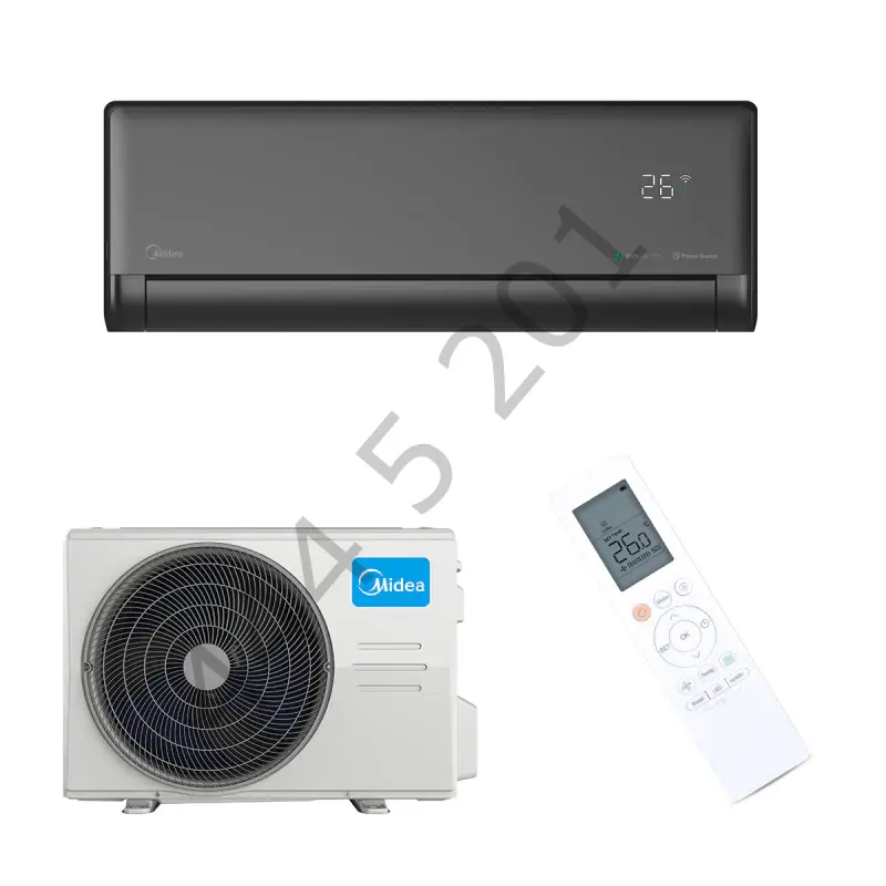 Midea Solstice EZB-12RD6 BLACK Duvar Tipi 12.000 Btu İnv. Klima