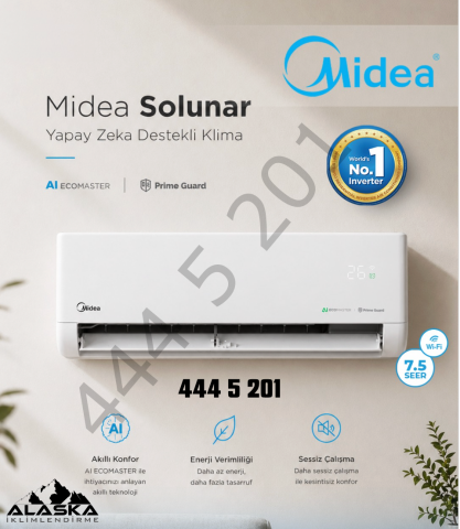 Midea Solunar EF-09RD1H Duvar Tipi İnv.Klima (A+++)