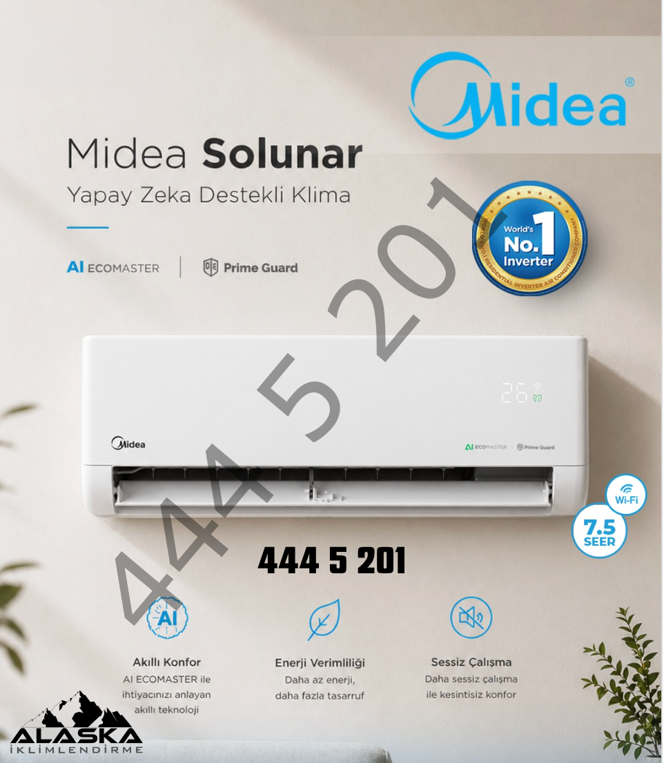Midea Solunar EF-12RD1H Duvar Tipi İnv.Klima (A+++)