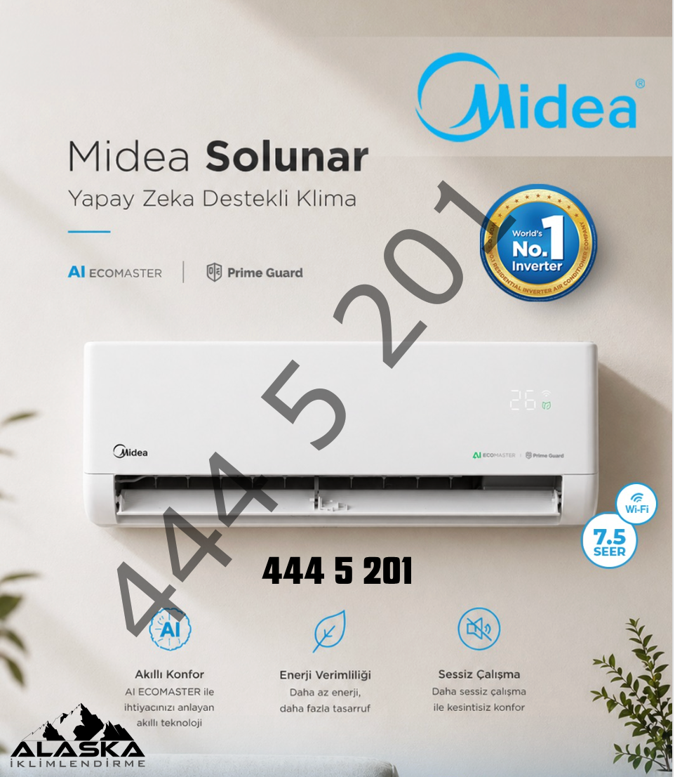 Midea Solunar EF-18RD1 Duvar Tipi İnv.Klima (A+++)